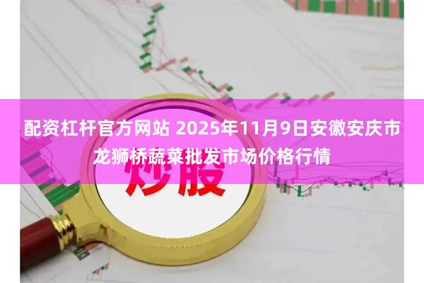 配资杠杆官方网站 2025年11月9日安徽安庆市龙狮桥蔬菜批发市场价格行情